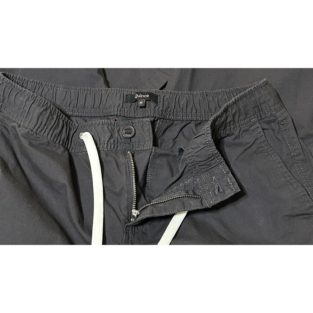 Quince Ripstop Pants Women M Steel Gray Organic Stretch Cotton Straight Leg GORP - Picture 11 of 12